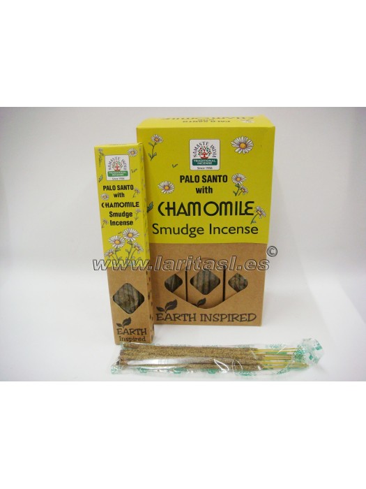 Incenso Orkay Namaste Earth Inspired Palo Santo e Camomila(12x30gr)